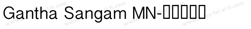 Gantha Sangam MN字体转换